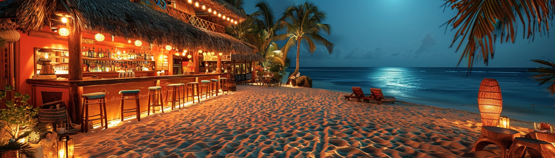 A lush Caribbean beach setting in Grenada